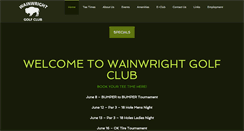 Desktop Screenshot of golfwainwright.com